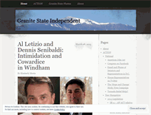 Tablet Screenshot of granitestateindy.com
